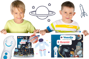 Poletimo v vesolje s prav posebno knjigo!