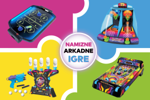 Vroča novost: Namizne arkadne igre za retro druženja v digitalni dobi