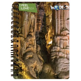 3D notebook A6 50L - Postojnska jama I Feel Slovenia