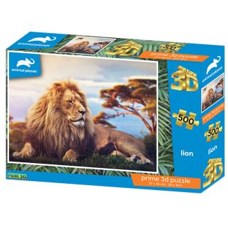 Sestavljanka 3D - Lev 500 kos 61x46cm Animal planet