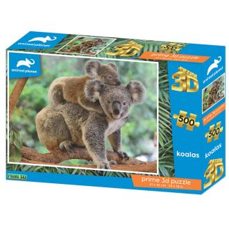 Sestavljanka 3D - Koale 500 kos 61x46cm Animal planet