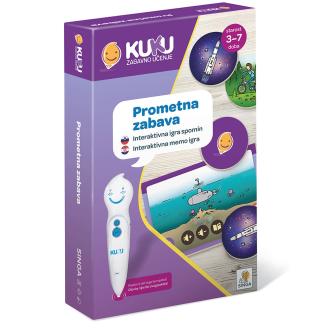 Interaktivna memo igra Kuku - Prometna zabava (brez pisala)