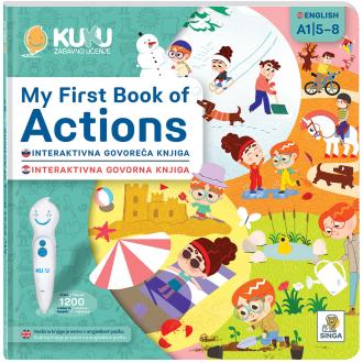Interaktivna knjiga Kuku - My First Book of Actions (brez pisala)