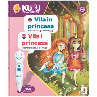 Interaktivna knjiga Kuku - Vila in princesa (brez pisala)