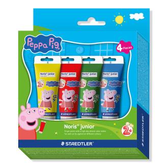 Prstne barve Noris Junior set 4  Pujsa Pepa